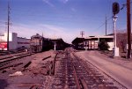 Looking northbound towards Seaboard Station we see that the main track has been taken up